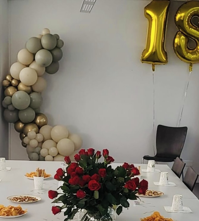 Ballongirlande To-Go 2m – Bild 2